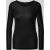 Oui Shirt met lange mouwen in semi-transparant design