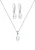 ELLI Sieraden set  zilver / wit