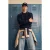 TRENDYOL MAN Heren Donkerblauw Effen Lang Regular fit Sweatshirts