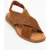 Broods Elastisch Leren Instap Sandalen (Dames)