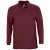 SOLS Heren-Winter II Poloshirt met lange mouwen van Piqué katoen (Bourgondië)