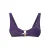 PIECES voorgevormde bikinitop PCLAOMI met lurex paars