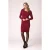 Topvintage exclusive ~ Tilly gebreide jurk in bordeauxrood
