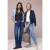 Street One Dames Shirt met hartvormige halslijn in een pak van 2 in Blauw|Wit