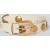Guess Riem van leer met logo-embossing