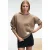 Oversized sweatshirt met capuchon en zak