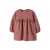 LIL’ ATELIER MINI sweatjurk met ruches – oudroze