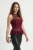 TRENDYOLMİLLA Dames Bordeaux Effen Mouwloos Getailleerd Blouses