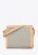 Wittchen Dames Crossbody Tas in Monogram Beige, Eco-leer