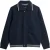 Ted Baker Mall Marineblauwe Jas Met Verborgen Sluiting