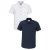 Mountain Warehouse Heren Koksnotende Textuur Slub Korte Mouwen Shirt (Verpakking van 2) (Donkerblauw/Wit)