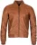 Varisty leren bomberjack