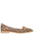 DWRS leren loafers met panterprint met siergesp beige/zwart