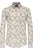 Casa Moda Casual Linnen Overhemd beige, Bedrukt