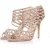 Jimmy Choo lasergesneden strass kooi sandalen