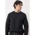 TRENDYOL MAN Heren Zwart Effen Lang Regular fit Sweatshirts