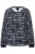 Ulla Popken Sweatshirt  marine / wit