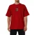 Dolce & Gabbana Rode Logo Oogprint Katoenen Korte Mouwen T-shirt