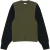 Closed Crew Neck Long Sleeve Knits Industrial Green