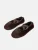L37 HANDMADE SHOES Instappers ‘BLACK LOTUS’  bruin