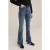 We Fashion 5-pocket High Waist Greyish Blue