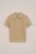 WE Fashion – Jongens gebreide polo – Regular fit – Beige – Katoen –