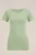 WE Fashion – Dames T-shirt van katoenmix – Slim Fit – Pastelgroen – Katoen –