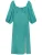 Pull&Bear Jurk  lichtgrijs / smaragd