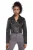 Dames zwarte cropped Brando leren bikerjack – Bellville