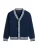 TOMMY HILFIGER Gebreid vest ‘VARSITY’  donkerblauw / wit