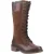Hunter Skye Tall Boot Dames Leren Bruine Laarzen