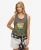 Superdry Vrouwen Psych Surf Hemdtopje met Racerback en Print Donkergrijs