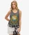 Psych Surf Hemdtopje met Racerback en Print Donkergrijs
