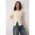 TRENDYOLMİLLA Dames Grijs Effen Lang Getailleerd Blouses