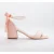 Illy Laag Block Hak Sandalen with Pearls