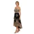 Asymmetrische kantjurk vrouw Goddiva Bardot Sequin