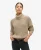 Superdry Vrouwen Wijdvallende Gebreide Coltrui met Stiksels Beige