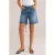 WE Fashion Blue Ridge wide leg regular waist short dark blue denim
