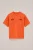 WE Fashion – Jongens T-shirt met print – Oversized – Feloranje – Katoen –