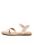 RYŁKO Sandalen met riem  nude
