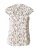 COMMA Blouse  donkerbruin / lichtgrijs