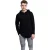 Urban Classics Heren French Terry Long Hoodie (Zwart)