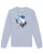 Watapparel Sweatshirt ‘Nashorn’  blauw / lichtblauw / zwart / wit