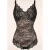 Topvintage exclusive ~ Boudoir Lace Shaping bodysuit in zwart