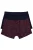 Men Plus Boxershorts  navy / donkerrood / zwart