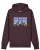 Watapparel Sweatshirt ‘Retro Landscape’  gemengde kleuren / donkerrood