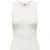 Jacqueline de Yong Jdyaya solid tank top knt off-white