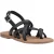 Hush Puppies Hope Leren Dames Zwarte Sandalen