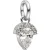 PURELEI Eternal Flame Charm Silver
