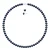 Set bestaande uit: Ketting van Echte Gecultiveerde Zoetwaterparels Semi Rond 6-7 mm